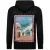 Top-Star Oversized hoodie met capuchon algerie print