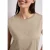 Shirt met boothals en decoratief detail