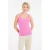 Protest singlet roze rib gebreid