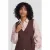 Ruby wikkelgilet donkerbruin