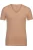 OLYMP Level Five T-Shirt V-hals caramel, Effen