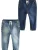 Next Jeans  blauw denim / bruin / wit