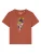 Watapparel Shirt ‘Donut’  kastanjebruin / geel / neonlila / zwart