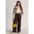 White Stuff Sasha Wide Leg Trouser Dark Brown