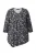 Ulla Popken Blouse  zwart / wit