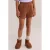 WE Fashion suède casual short – bruin