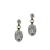 Otazu gold plated oorbellen met Swarovski kristallen Montana