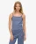 Gestreepte Athletic Essentials Tanktop van Jersey Blue