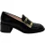 Roger Vivier Viv’ Rangers loafers met gesp en hak in zwart leer