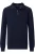 Casa Moda Half-Zip Sweater blauw, Effen