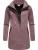Ragwear Sweatvest ‘Letrice’  mauve / zwart