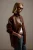 TRENDYOLMİLLA Dames Bruin Effen Oversized Jassen