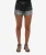 Cut Off Short met Hoge Taille Zwart