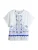 Next Shirt  ecru / kobaltblauw