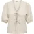 Only Onlnura ss tie top wvn beige