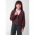 NAME IT KIDS gebreid vest met wol – donkerpaars
