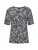 Goldner Shirt  zwart / wit