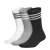 ADIDAS PERFORMANCE Sportsokken ‘3 PK CREW’  lichtgrijs / zwart / wit