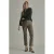 Para Mi slim fit corduroy broek – groen