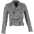 MCQ by Alexander McQueen geruite blazer van zwart-wit katoen