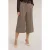 Motivi Cropped Trousers In Yarn-dyed Check Fantasy Brown