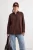 Trendyol Modest Dames Bruin Effen Lang Oversized Modest Overhemden
