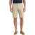 Katoenen COM4 korte broek effen beige normale fit
