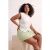 Trendyol Curve Dames Ecru Effen Lang Getailleerd Grote maten Blouses