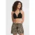 BEACHWAVE crinkle strandshort beige/zwart