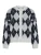 VILA Gebreid vest ‘VIKarley’  navy / lichtgrijs
