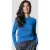 Colourful Rebel Savannah Waterfall Back Longsleeve Top Vallarta Blue