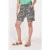 DIDI Travel Bermuda Volare Print Black And White With Structured