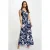 Morgan maxi jurk marineblauw
