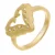 Orphelia Dames 925 Sterling Zilveren Ring – Goud ZR-3936/1