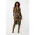 EsQualo Dress Gathering Universe Lightning Sj Print