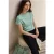 Cecil Dames Shirt met gemêleerde look in Groen