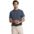 Denimblauw T-shirt met korte mouwen en geborduurd Established 2012 Polo Club