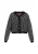 myMo ROCKS Gebreid vest  zwart / wit