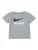 Nike Sportswear Shirt ‘SWOOSH’  grijs gemêleerd / zwart / wit