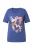 Ulla Popken Shirt  blauw / gemengde kleuren / oranje / rosa