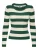 JDY Trui ‘JDYPlum’  crème / groen