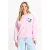 POM Amsterdam sweater met backprint lichtroze