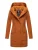 Marikoo dames wintermantel met capuchon en getailleerd model