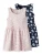 NAME IT Jurk ‘NMFVILINSE’  donkerblauw / sering / rosa / rood