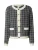 YAS Gebreid vest  beige / zwart