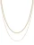 Hey Happiness Ketting ‘Duo Shine’  goud