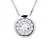 Collar Diamonds 0,25 Cts Serti Illusion 18K wit