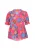 usha FESTIVAL Blouse  blauw / lichtblauw / oranje / rosa