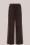 WE Fashion – Dames wide leg broek – Regular fit – Donkerbruin – Viscose –