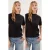 TRENDYOLMİLLA Dames Zwart Effen 2-pack Kort Regular fit T-shirts